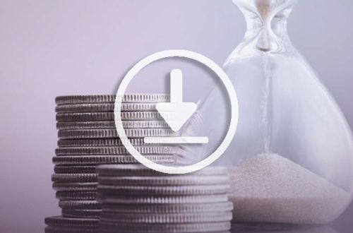 hourglass | coins | sand | mauve | glass